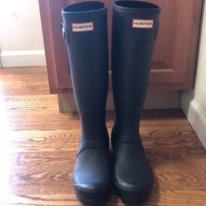 Hunter boots with box